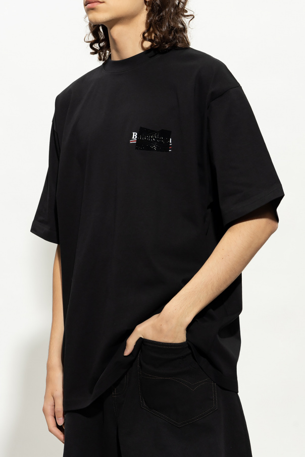 【関税&送料込】Balenciaga Balenciaga Black Activewear T-Shi Balenciaga Activewear T-Shirt | Black | FARFETCH